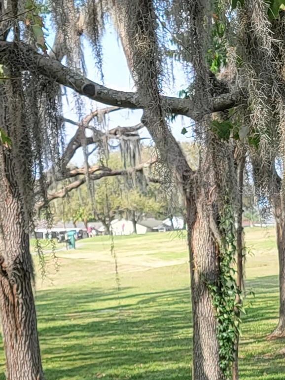 View of Orange Blossom Golf Course shows golfers on 3rd tee.