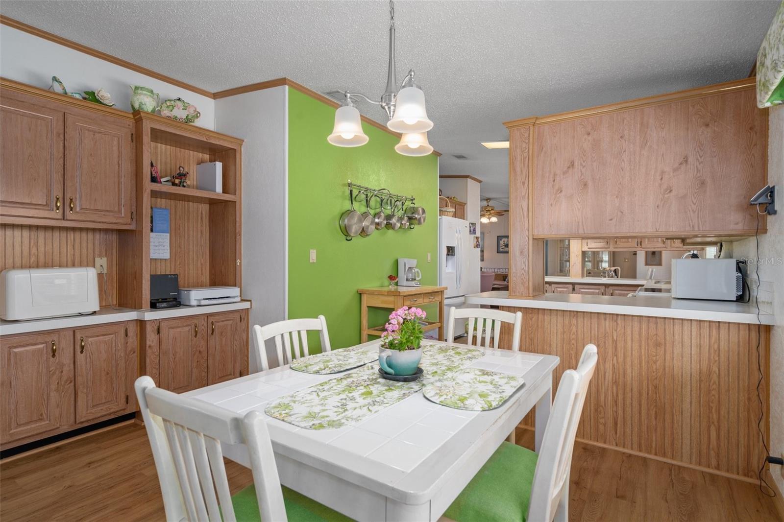 French Doors into the Kitchen, Laundry room, and nook