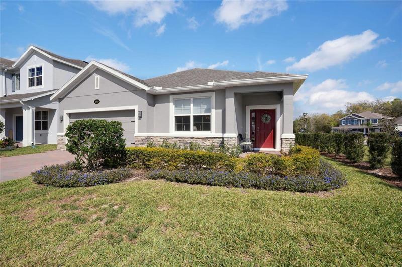 FRONT ELEVATION LOCATED ON A PREMIUM CORNER LOT