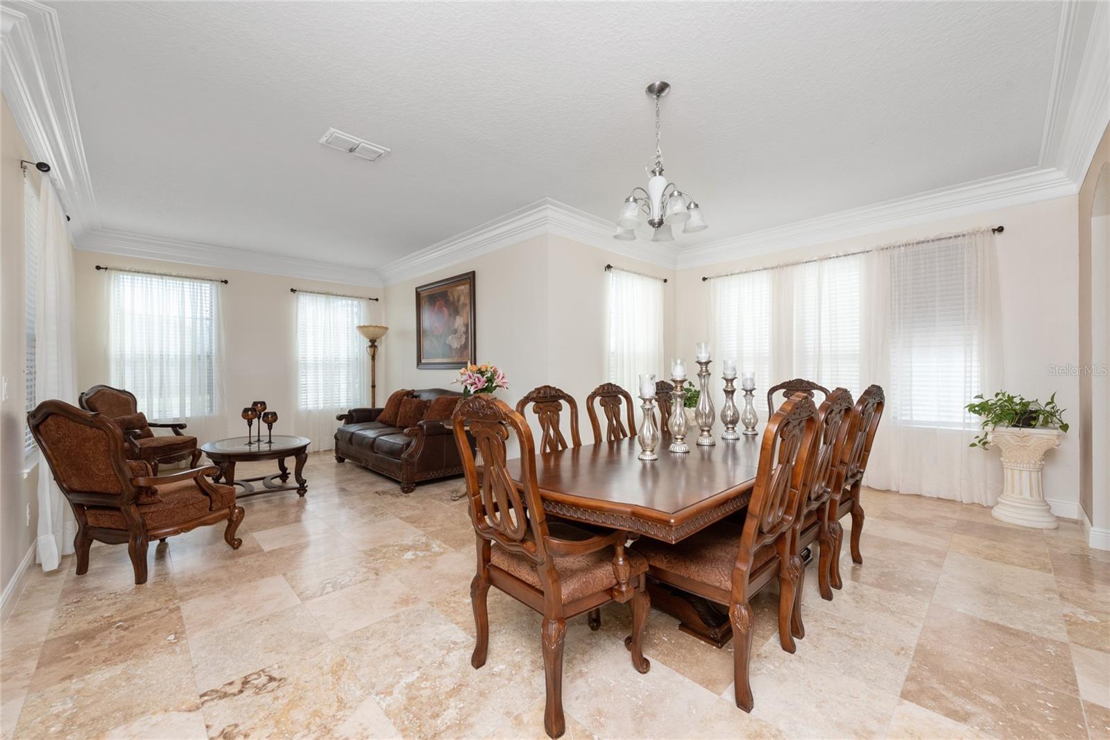 View of Formal Dining Room and Formal Living Room