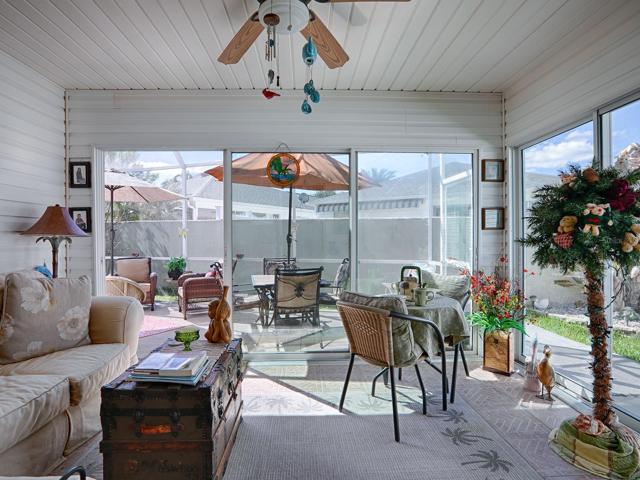 Your beautiful lanai that goes beyond to the birdcage
