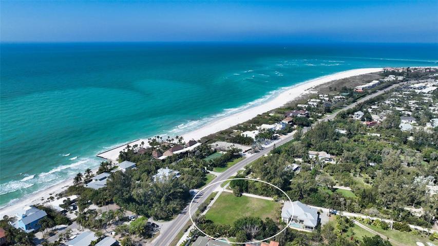 Over half acre, located a short distance from beach and intercostal