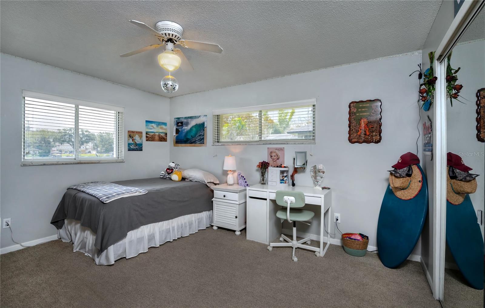 Bedroom 3 has a lake view