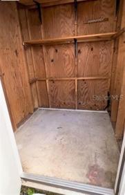 shed in backyard