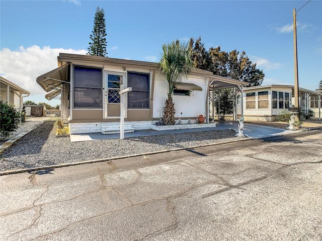 front of property
