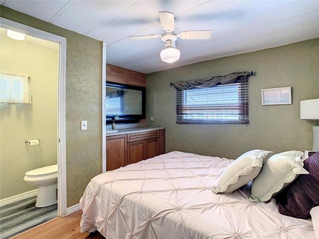 2nd bedroom with a attached bathroom