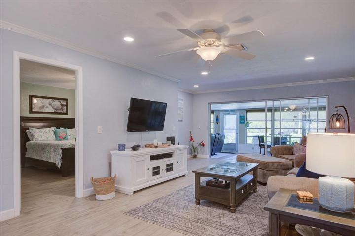 Spacious Living room overlooking your lanai
