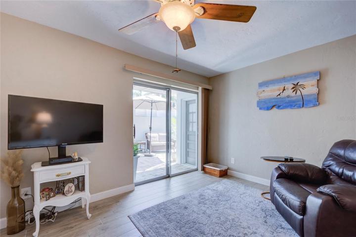 Guest bedroom with sitting area