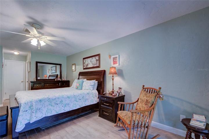 Master bedroom with 2 closets