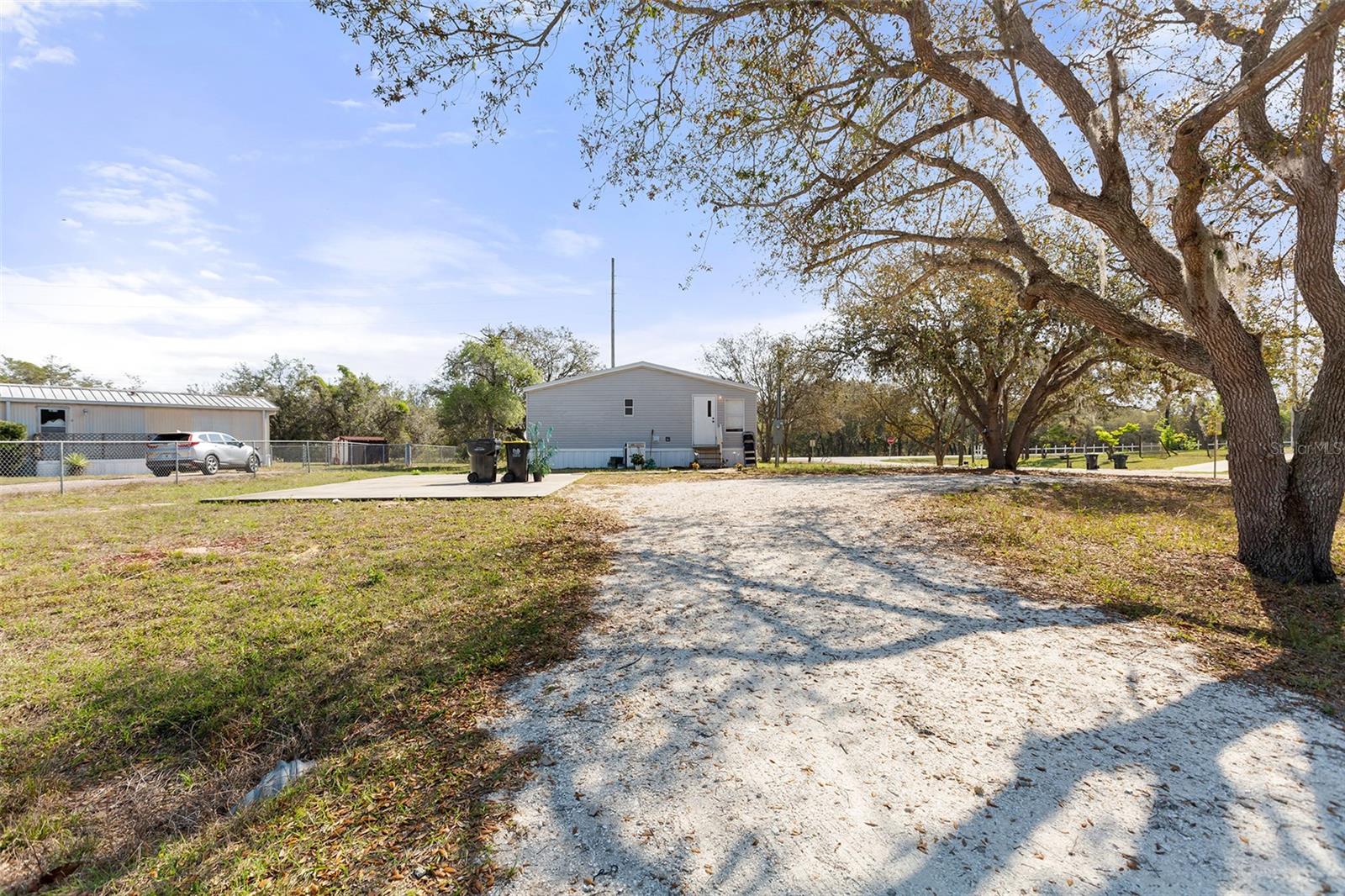 Street view of home on corner lot