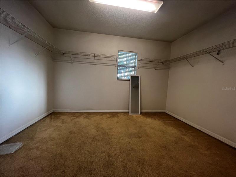 Master closet
