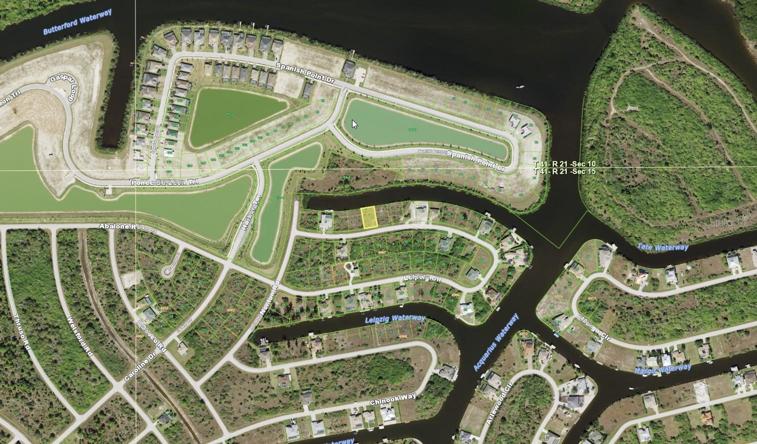Just south of the Harbor West development.