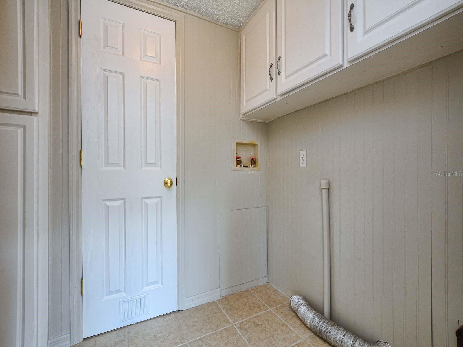 Indoor Laundry area