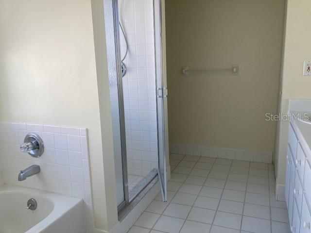MASTER BATH WITH TUB, WALK-IN SHOWER, AND DOUBLE SINKS