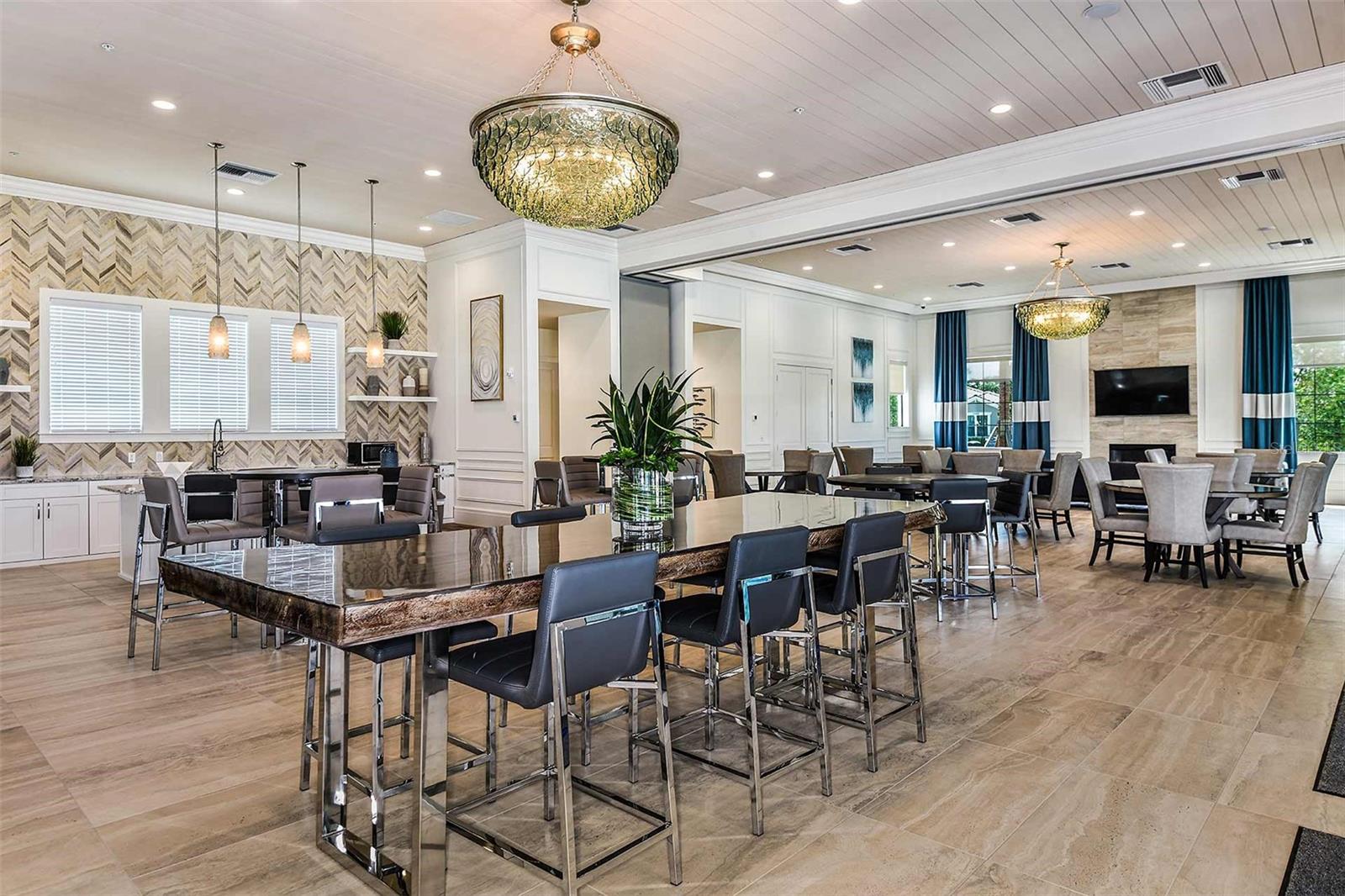 Seating Area in Clubhouse