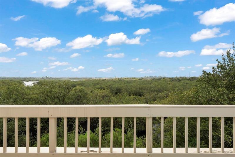 Private balcony off master suite