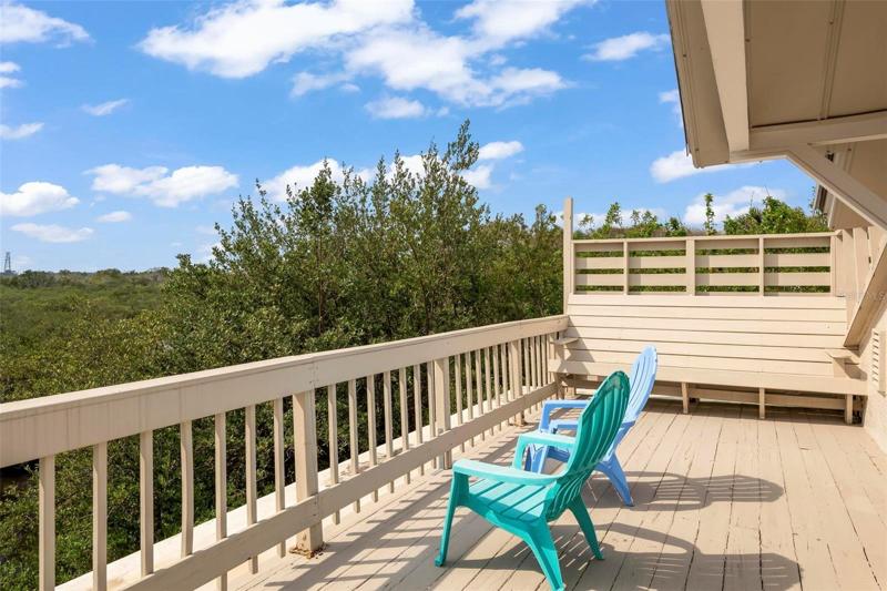 Private balcony off master suite