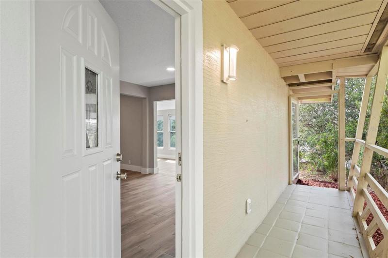 Separate entrance to in-law suite