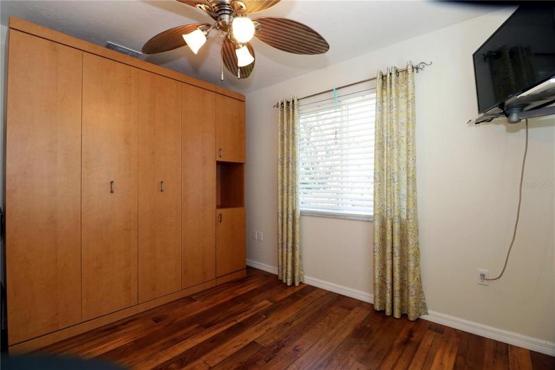 Bedroom 2 has Murphy bed.