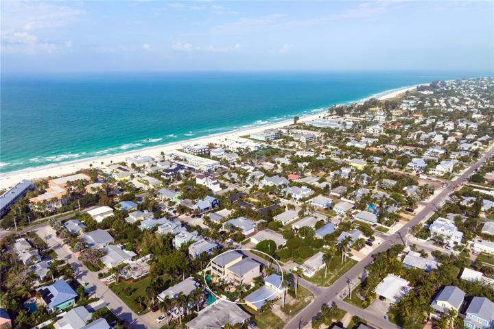 Just 8 properties to the beach!  Direct beach access, just 1 block to the Gulf of Mexico and the beautiful beaches of Anna Maria Island!