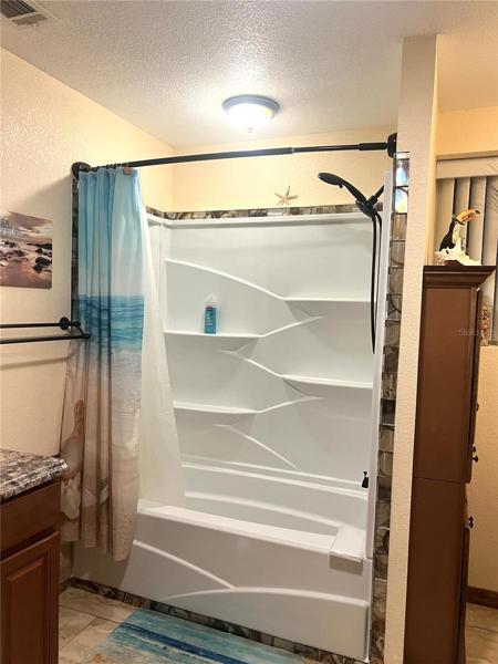 Elegant hall bath