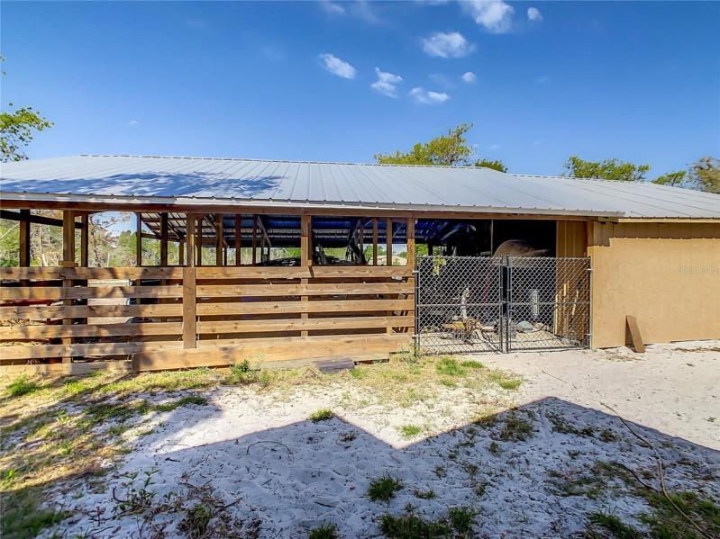 Horse barn
