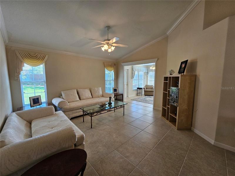 Living Room looking into Florida Room