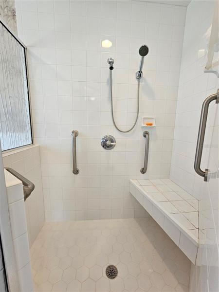 Master Bathroom Large glassed shower