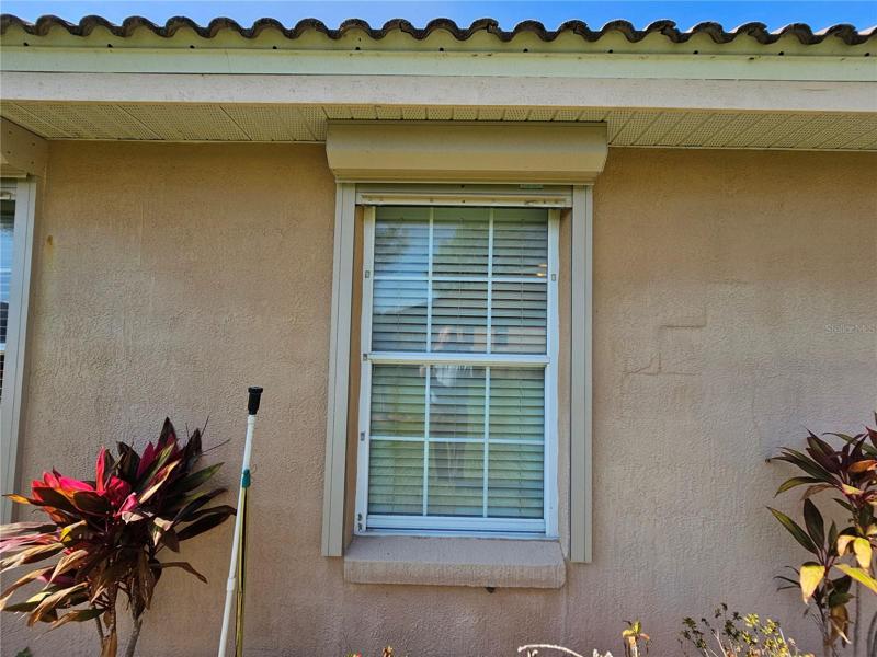 Hurricane shutters on ALL windows