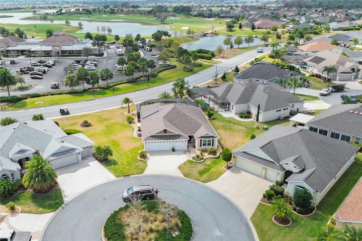 Ariel View Showing Front and Cul-de-Sac