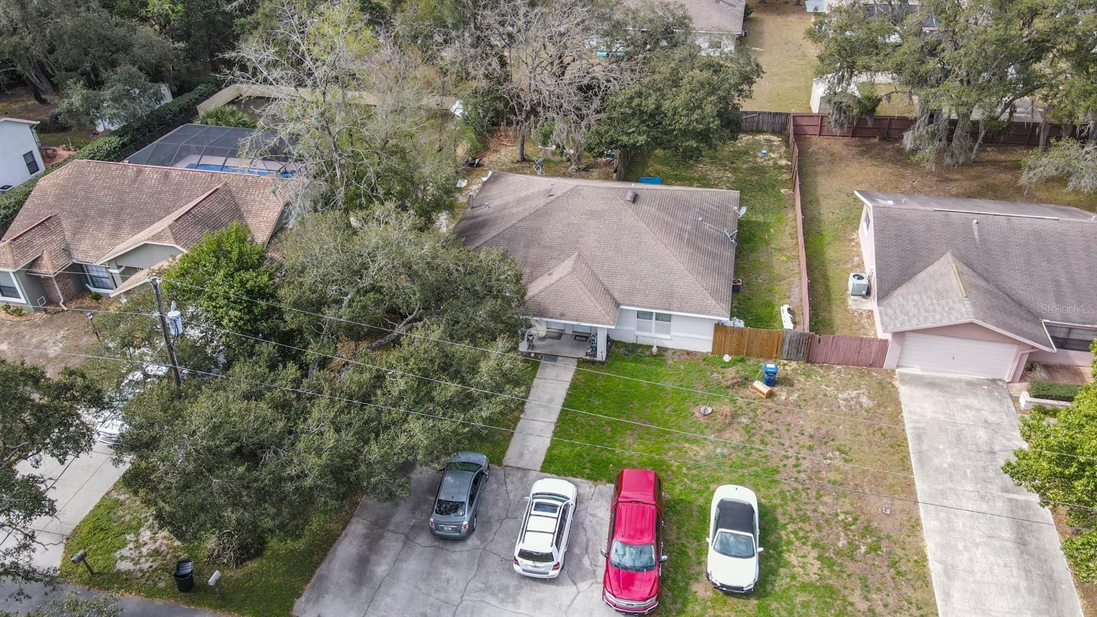 Aerial Front View of Duplex #3
