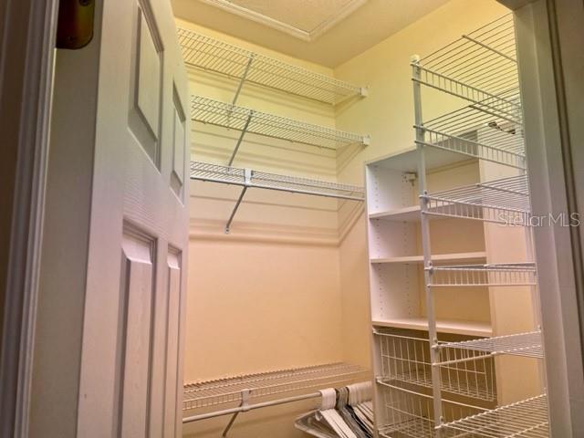 TWO LARGE WALKIN CLOSETS IN MASTER BR