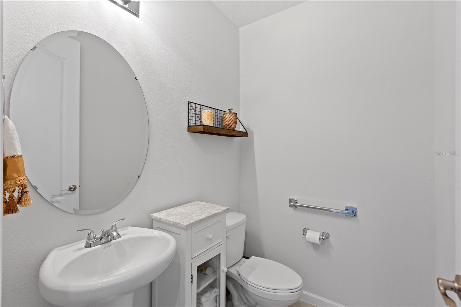 Downstairs half bath