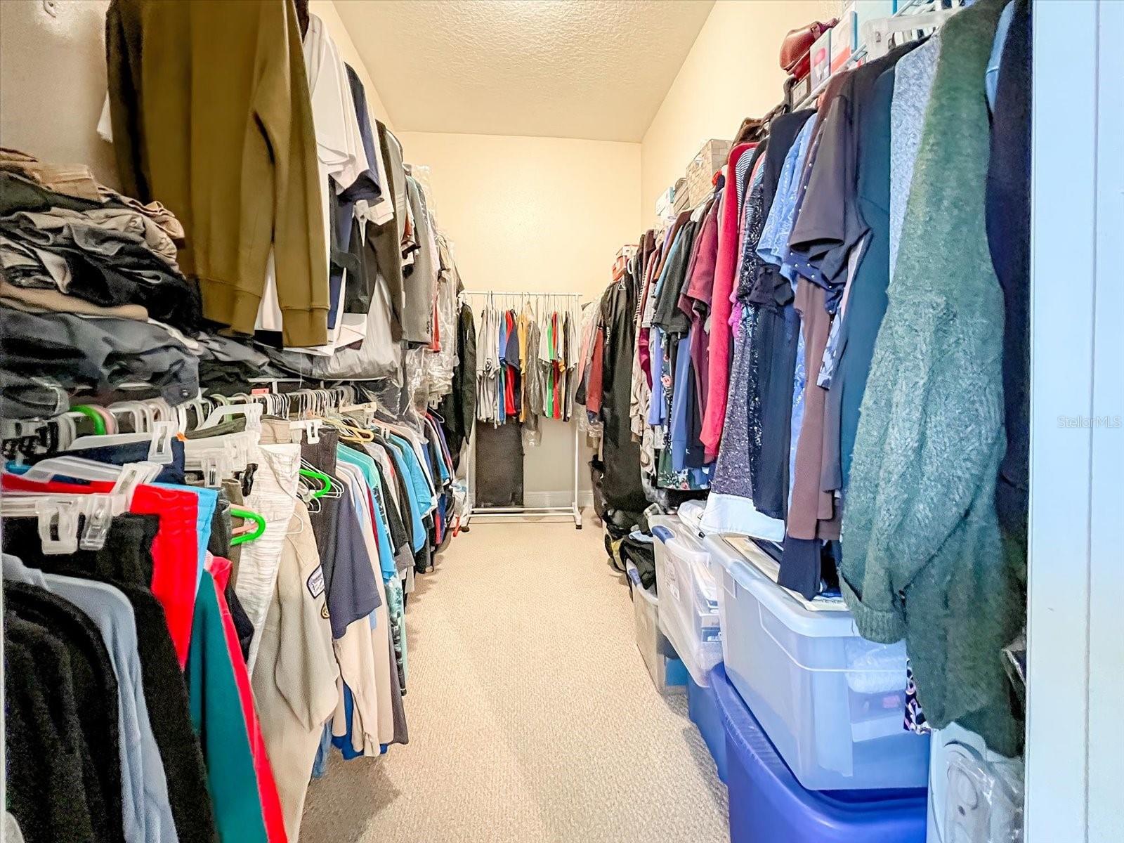 Very Large Primary Walk In Closet