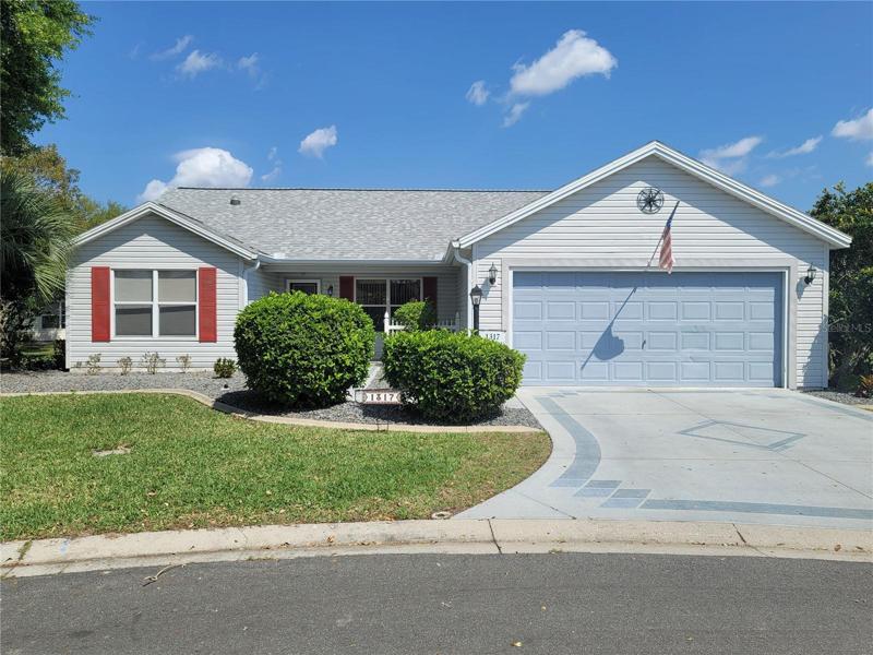 Front Elevation of this beautiful 3 bedroom, 2 bath Amarillo Ranch style home