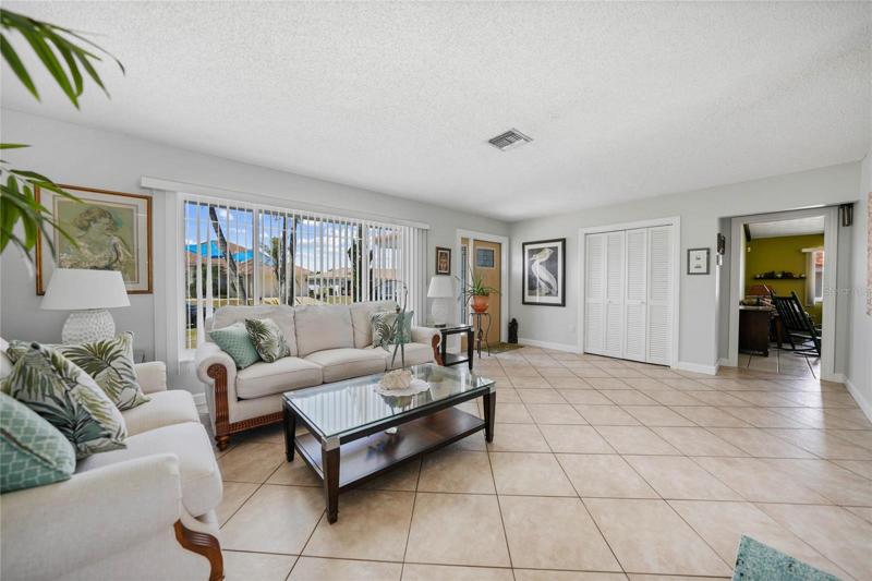 Looking back to Front Door