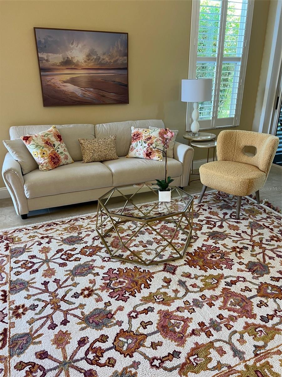 You will love entertaining in this light and bright living room
