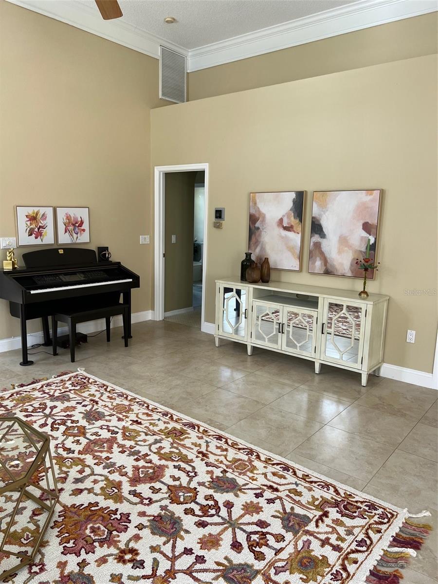 Architectural elements throughout this magnificent home