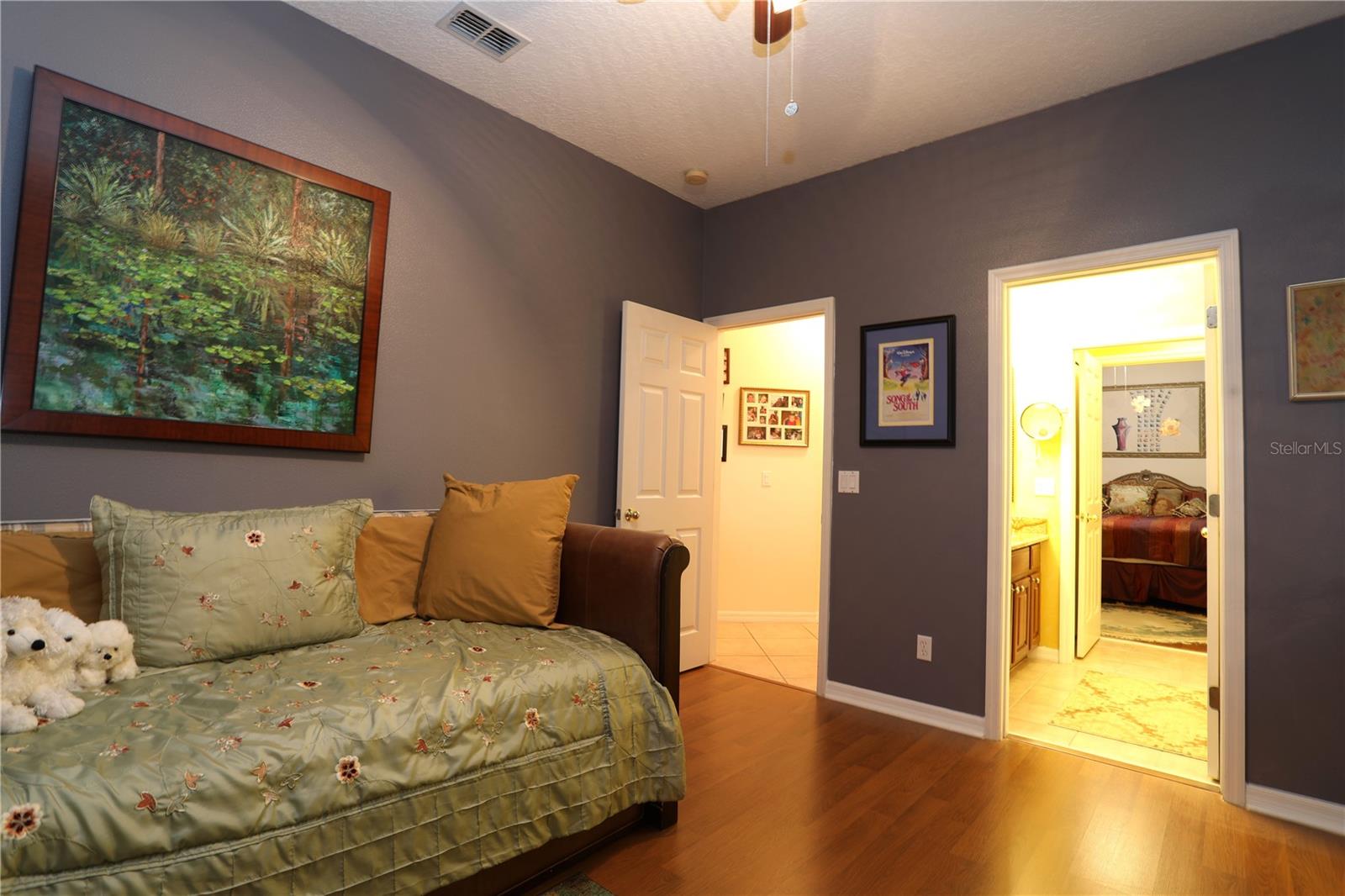 Bedroom 2 with laminate floors