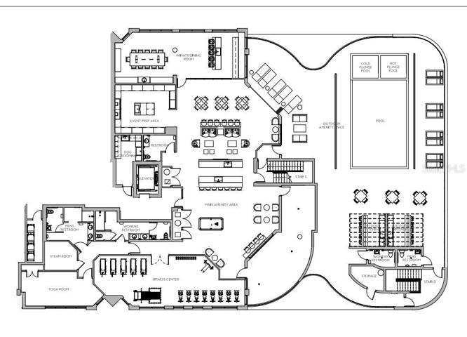 Edge 4th Floor amenity level