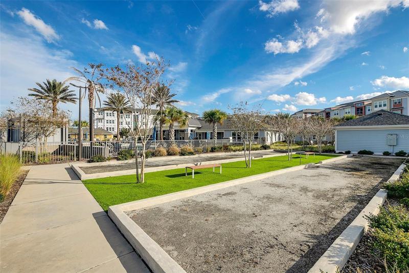 Bocce Ball courts