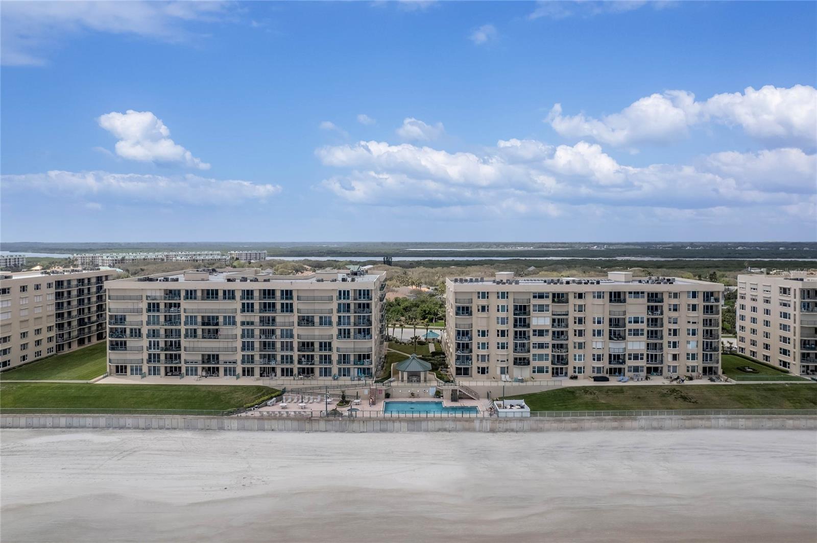 Ponce Inlet has worked to keep the area's growth limited as demonstrated by the view behind the complex.