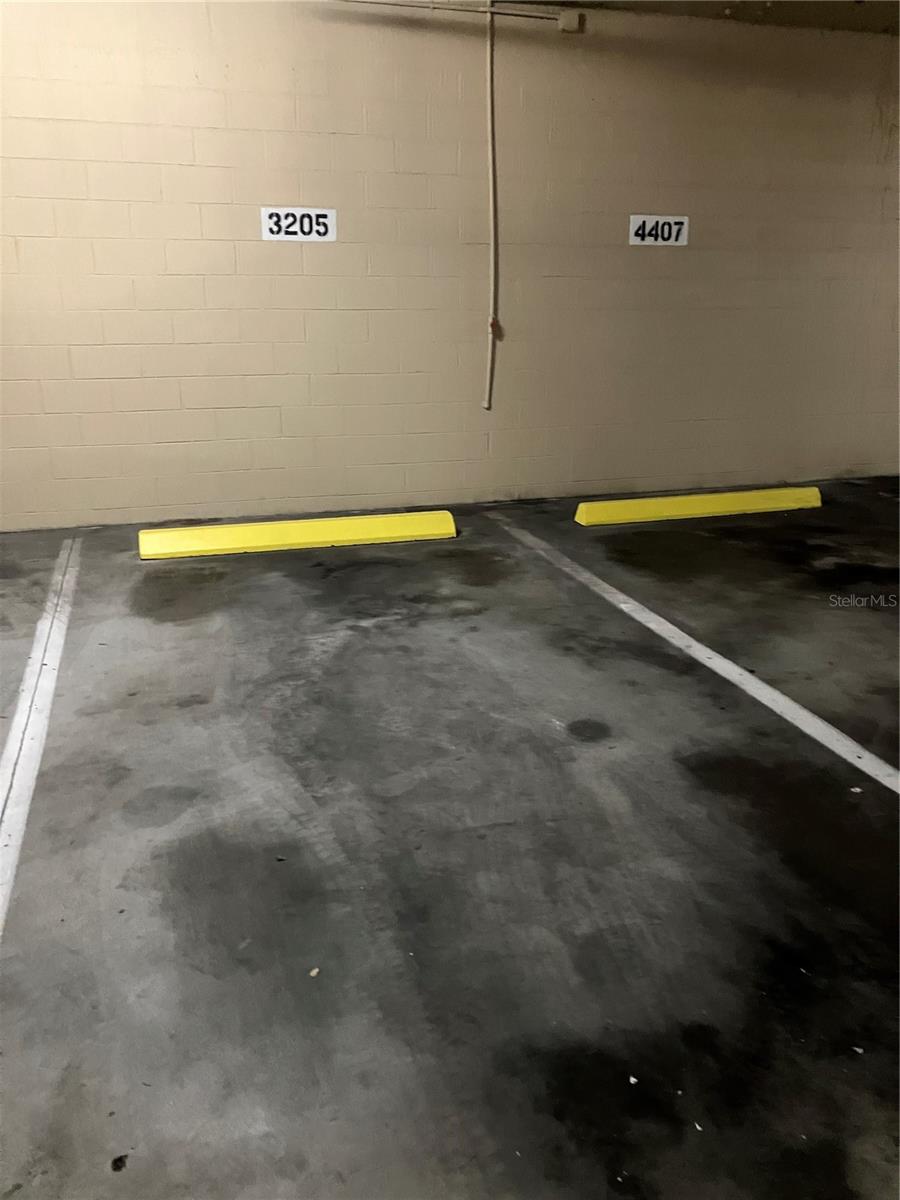 Dedicated parking spot for unit #3205.