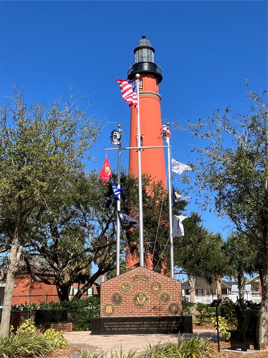 Ponce Inlet Veteran Memorial.