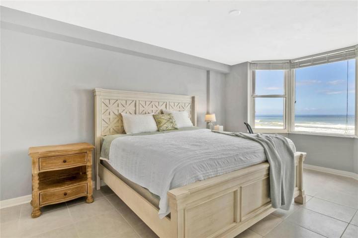 Spacious primary suite with an amazing view.