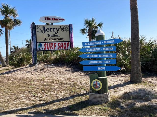 This end of the Barrier Island has more than one Marina for wet and dry-docking.