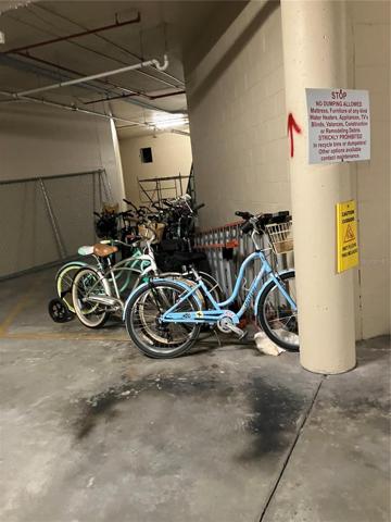 Bike and large item storage available.