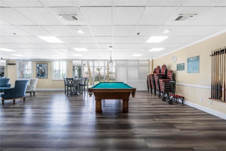 Club Room Pool Table.