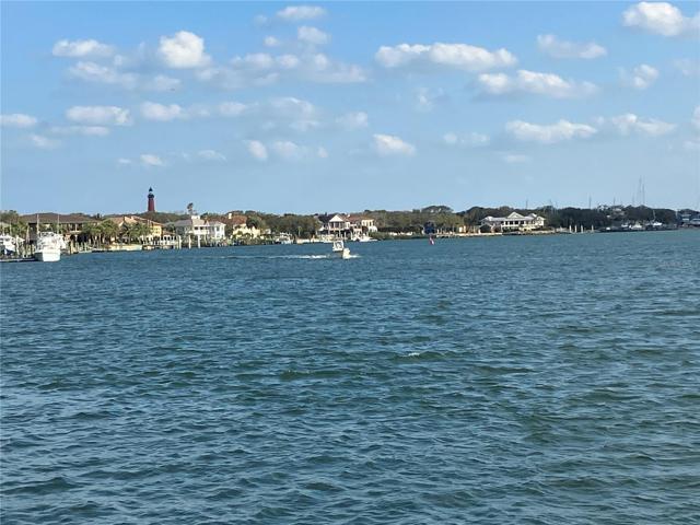 Ponce Inlet looking south from one marina.