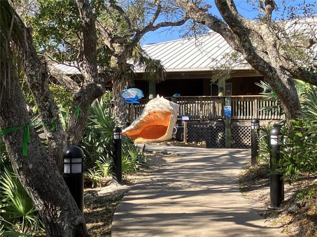 Entrance to Marine Science Center.